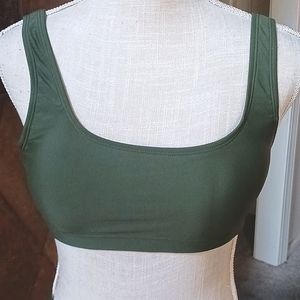 NWT 2 Piece Bathing Suit Women's Bikini Olive Size Small